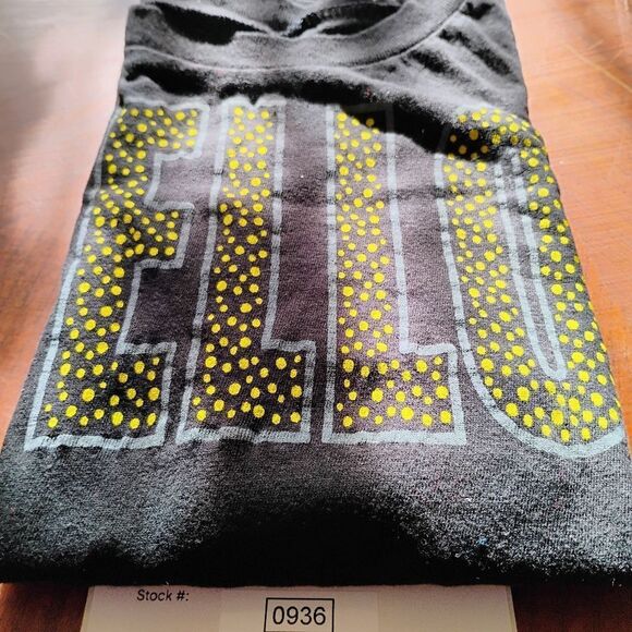 Black and Yellow 'Hello New York' Tank Top. Size: XL (0936) - Picture 4 of 4